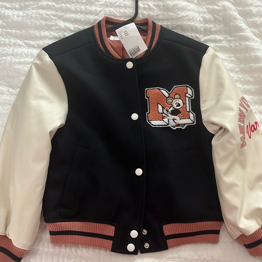 H&M Varsity Jacket BLUE Size 6X/7
